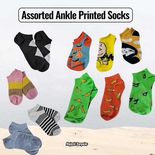 PRINTED ANKLE SOCKS