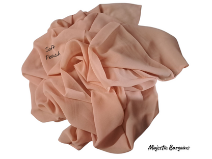 PLAIN CHIFFON SCARF