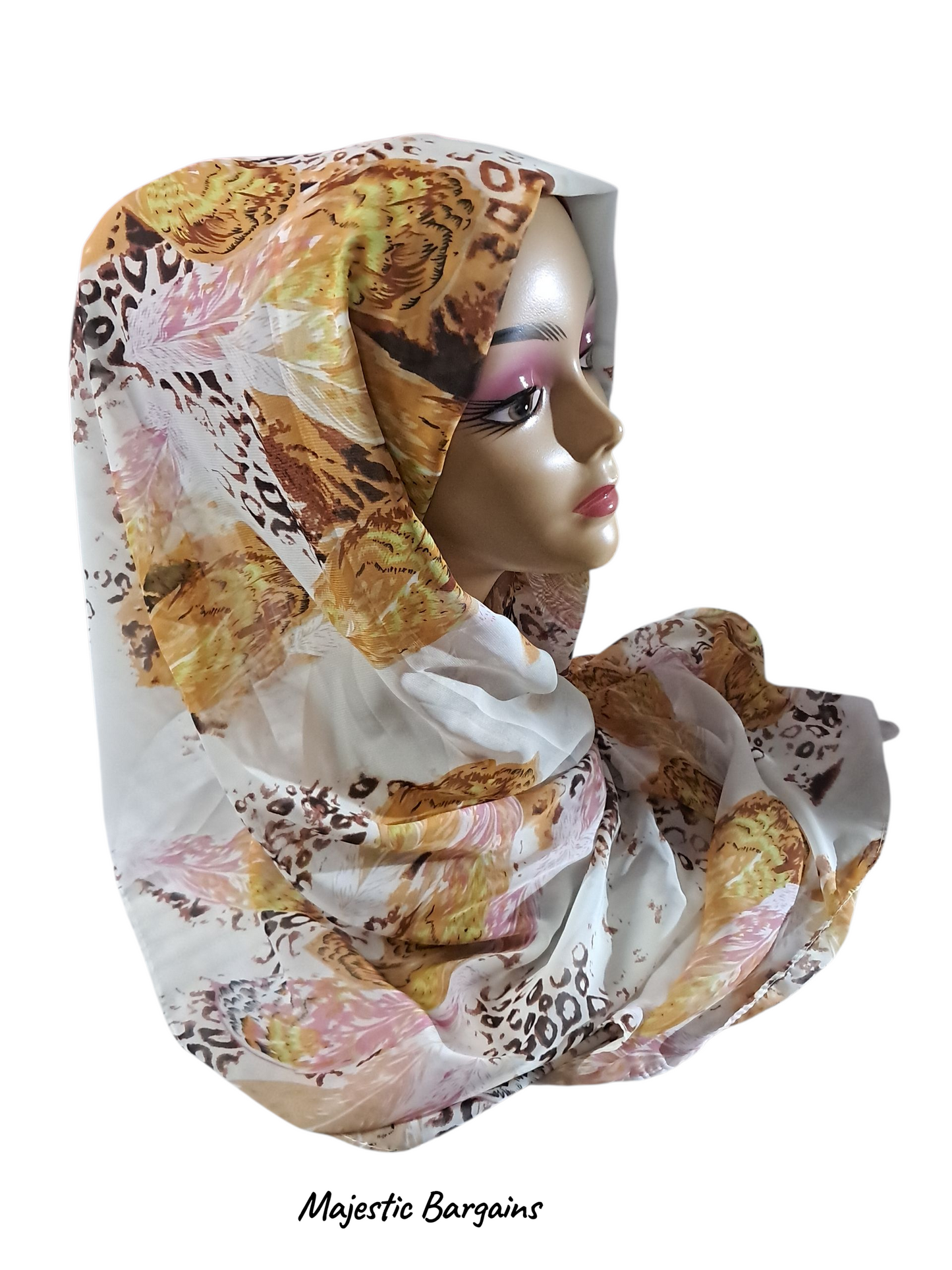 PRINTED CHIFFON SCARF