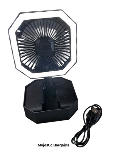 2in1 RECHARGEABLE FAN & LAMP