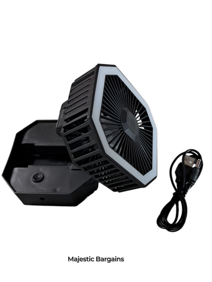 2in1 RECHARGEABLE FAN & LAMP