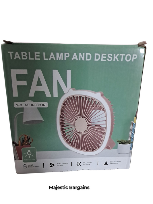 TABLE LAMP & DESKTOP FAN