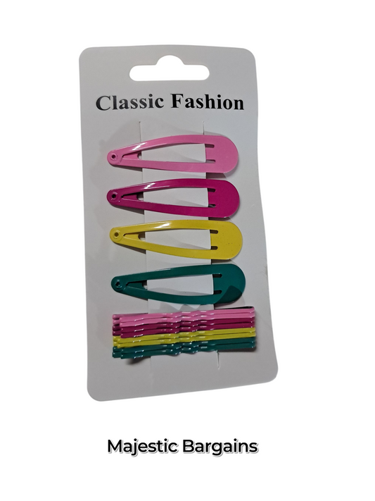 12pc HAIR CLIP SET