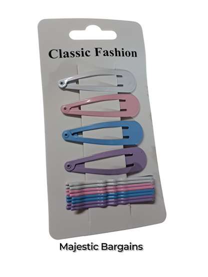 12pc HAIR CLIP SET
