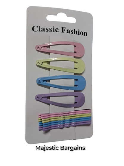 12pc HAIR CLIP SET
