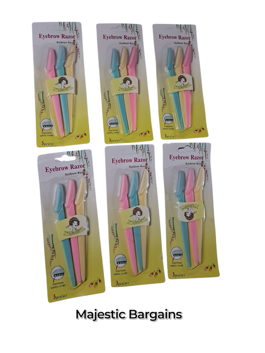 3pc EYEBROW RAZOR SET