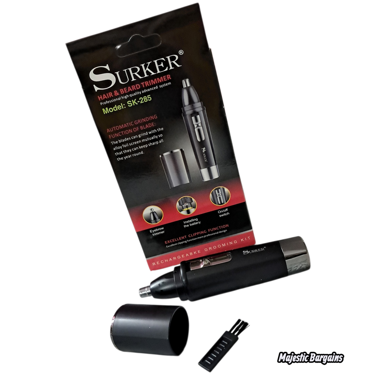 RECHARGEABLE HAIR,NOSE & BEARD TRIMMER