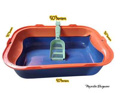 CAT LITTER TRAY + SPADE