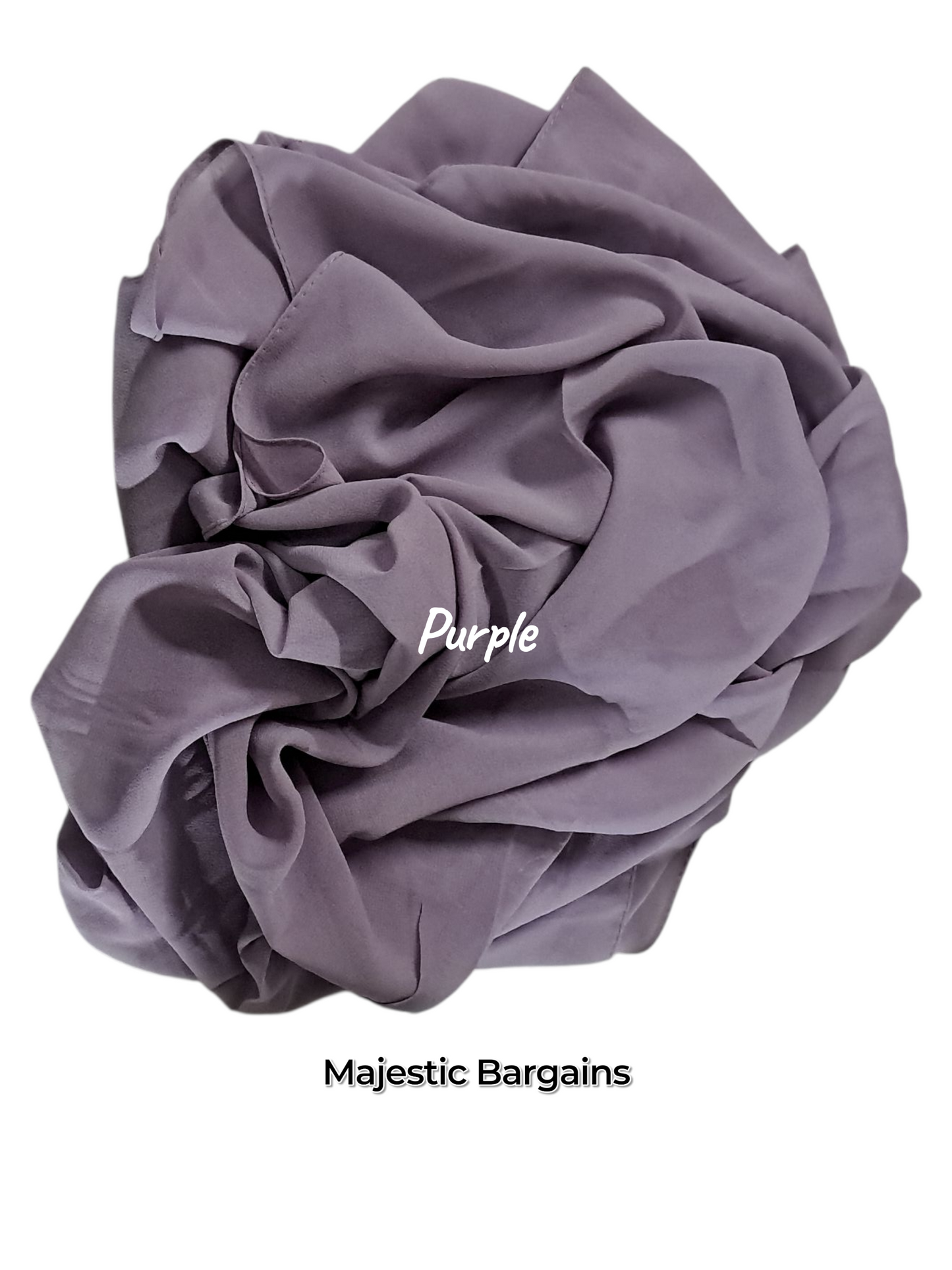 PLAIN CHIFFON SCARF