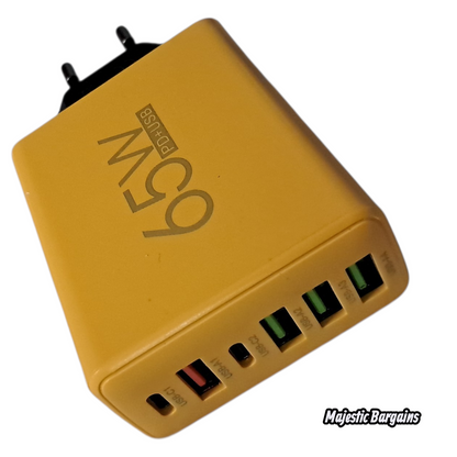 65W- 4 USB CHARGER