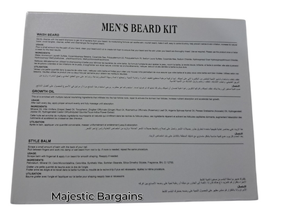 MEN'S BEARD KIT SET