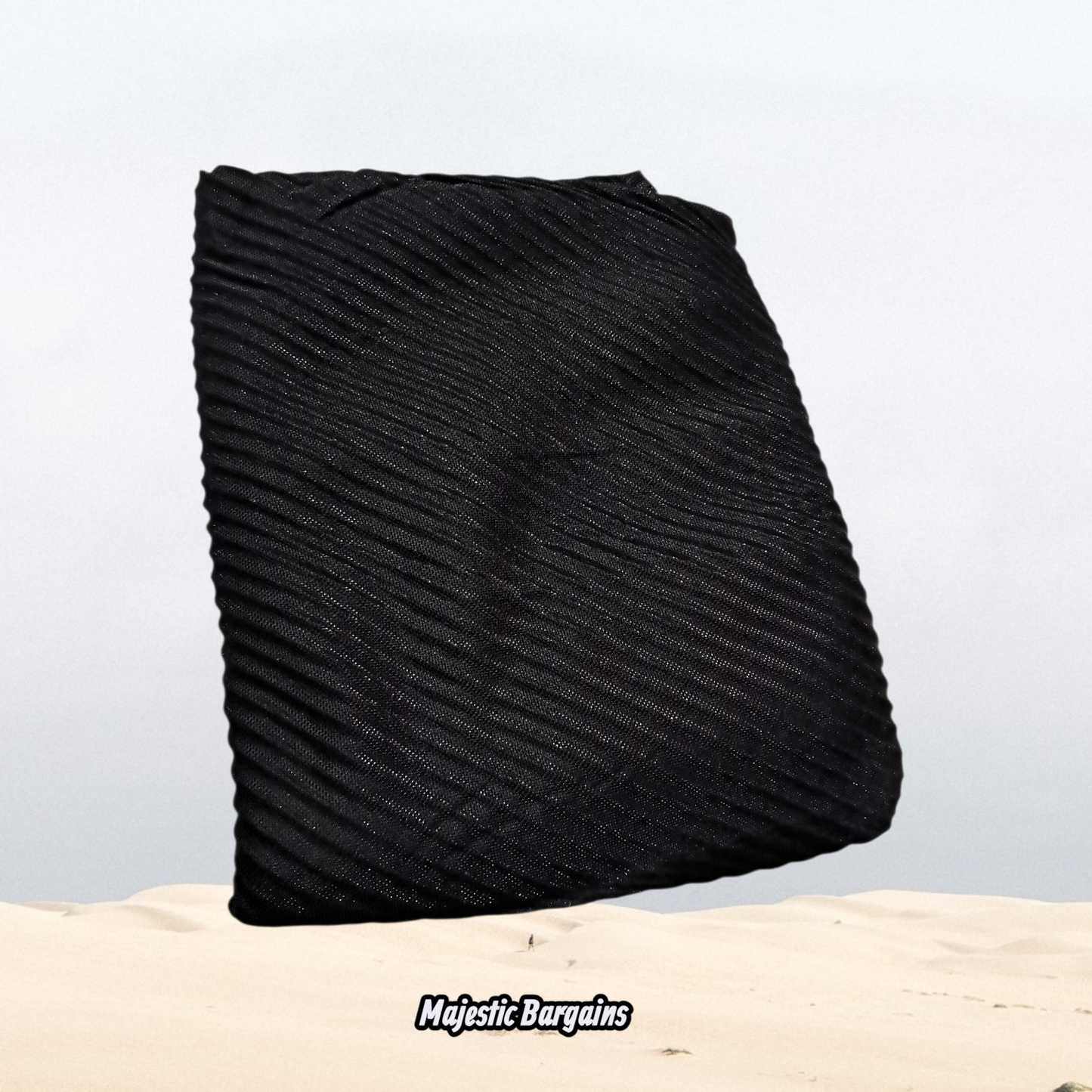 SHIMMER PLEATED SCARF