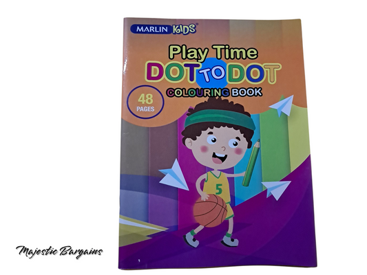 DOT TO DOT COLOURING BOOK