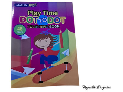DOT TO DOT COLOURING BOOK