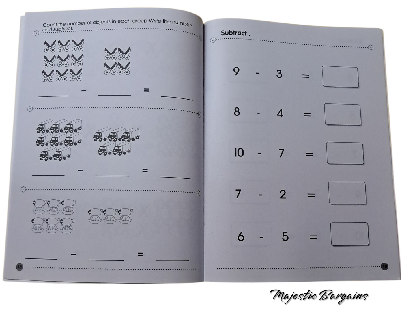 SUBTRACTION WITHIN 10 WORKBOOK