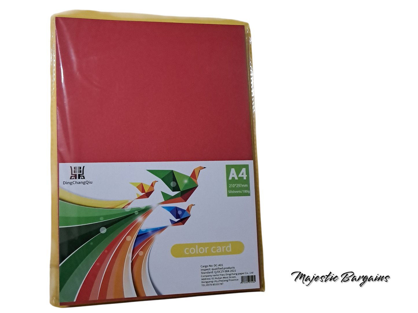 A4 COLOR CARDBOARD 50s