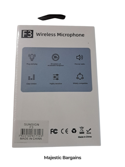 F3- WIRELESS MICROPHONE