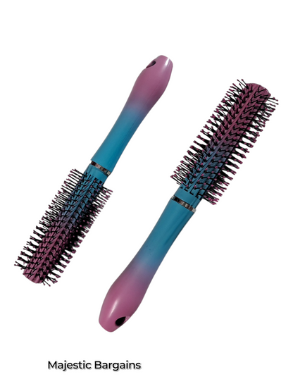 MULTICOLOR ROUND HAIR BRUSH