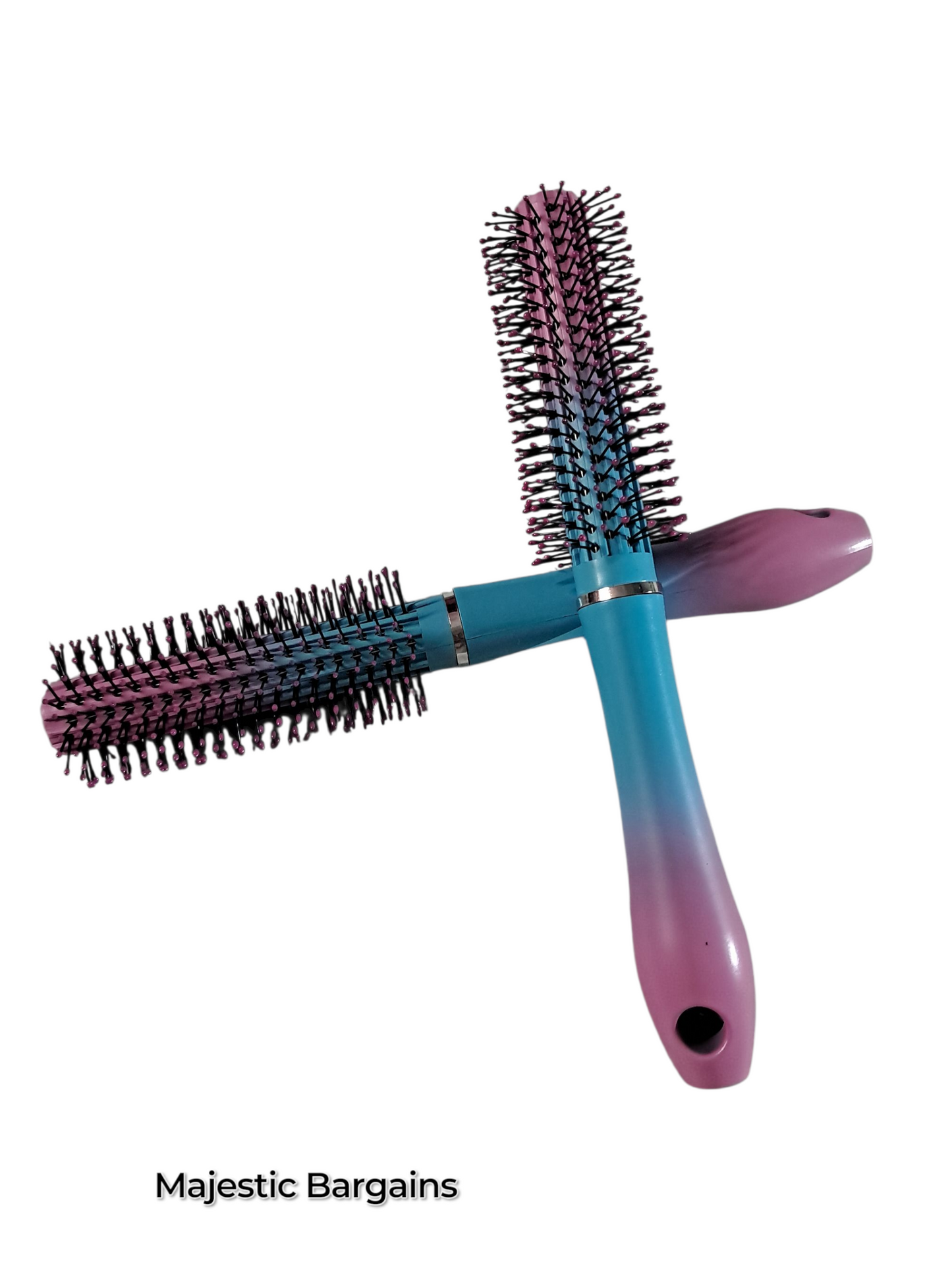 MULTICOLOR ROUND HAIR BRUSH