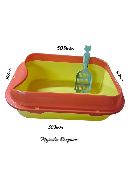 CAT LITTER TRAY + SPADE