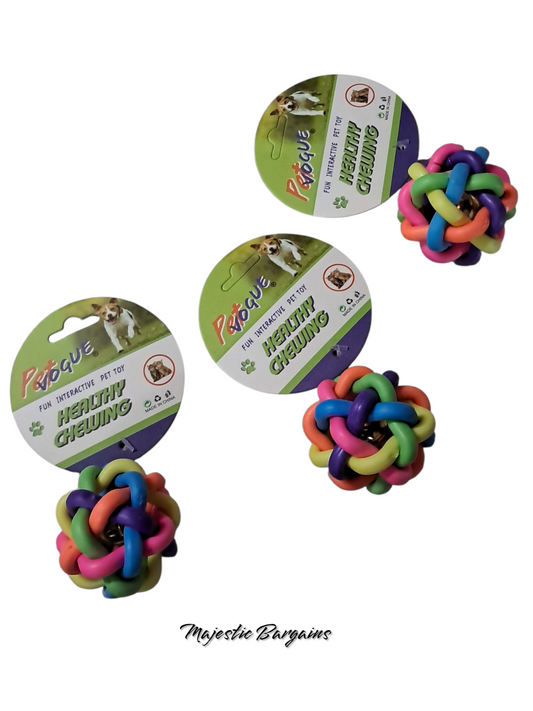 PET BALL WITH BELL INSIDE