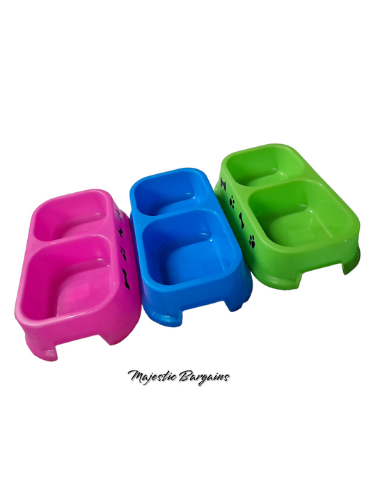 PET FOOD 2 SIDED BOWL