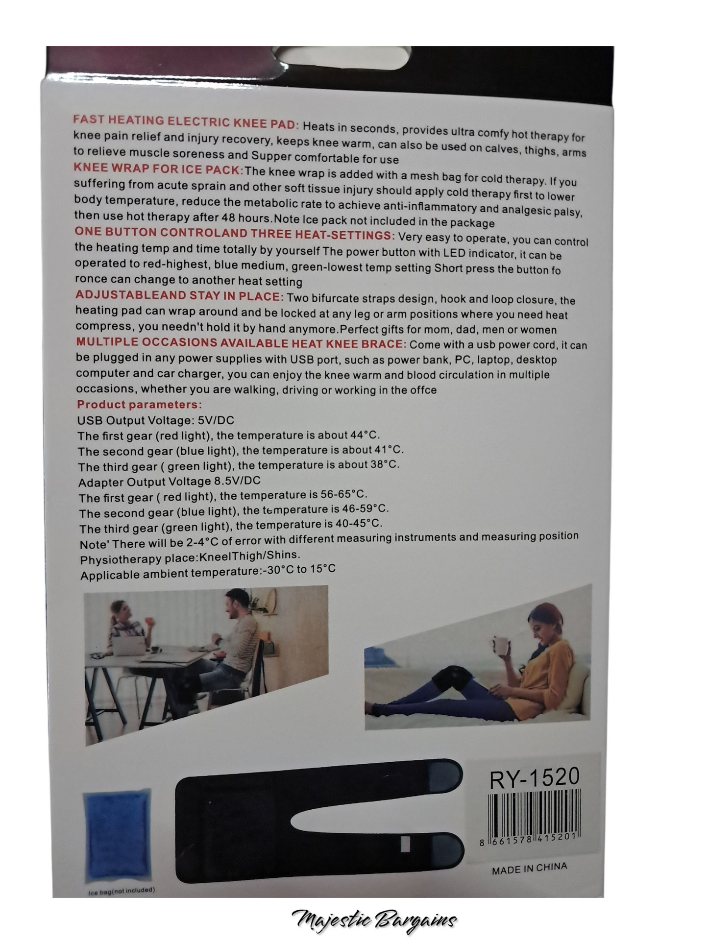 KNEE HEATING PAD