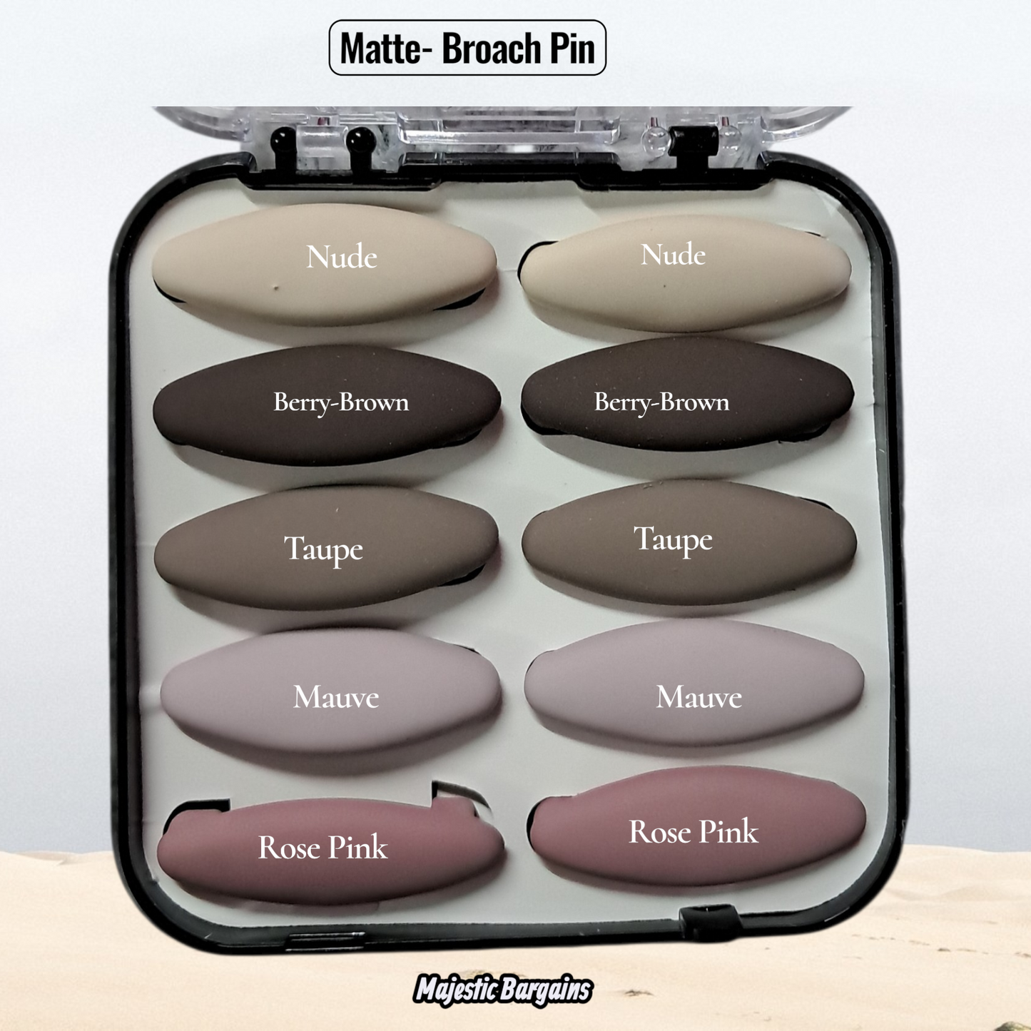 HIJAB MATTE- BROACH PIN