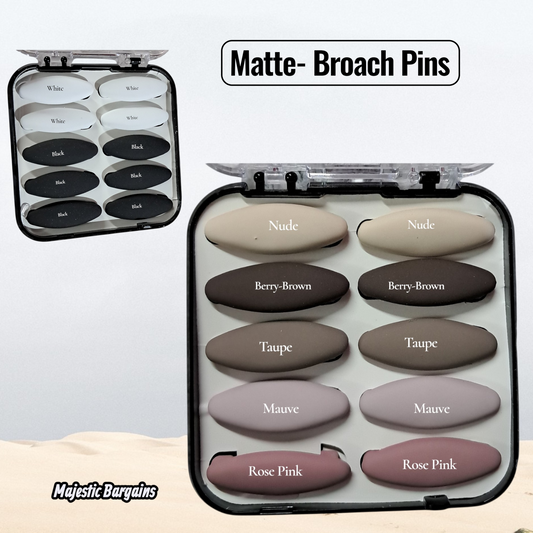 HIJAB MATTE- BROACH PIN