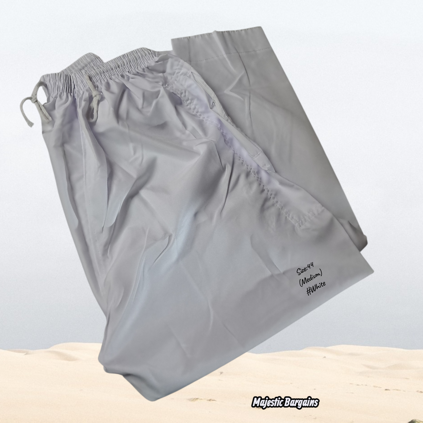 MEN'S DRAWSTRING PANTS WITH ZIPS