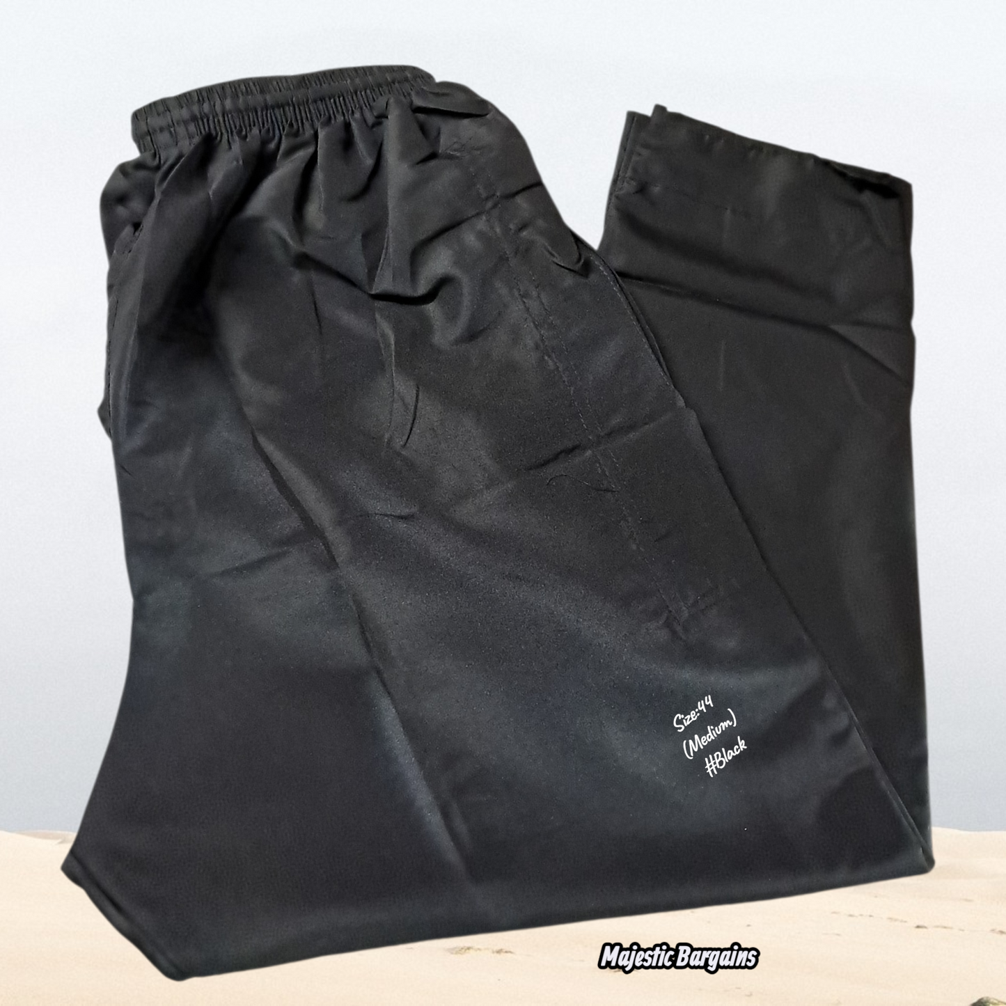 MEN'S DRAWSTRING PANTS WITH ZIPS