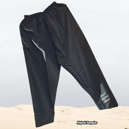 MEN'S DRAWSTRING PANTS WITH ZIPS
