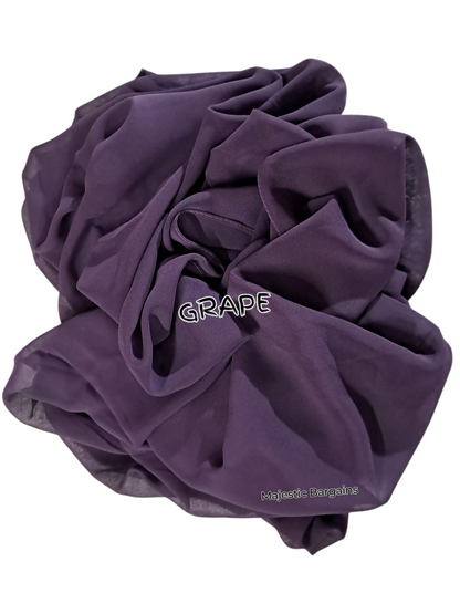PLAIN CHIFFON SCARF