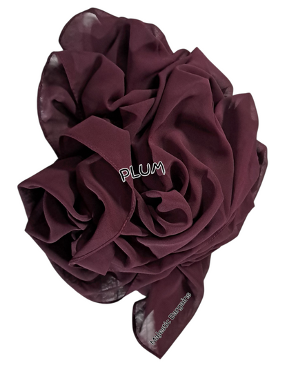 PLAIN CHIFFON SCARF