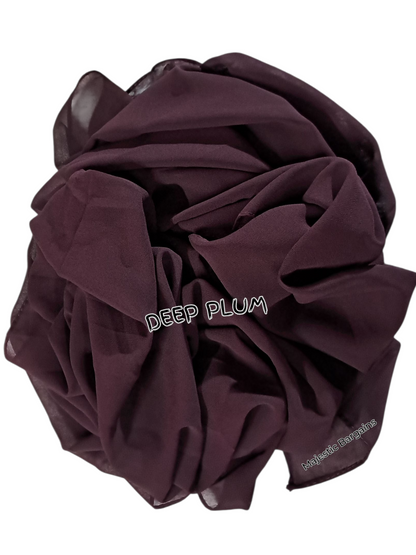 PLAIN CHIFFON SCARF