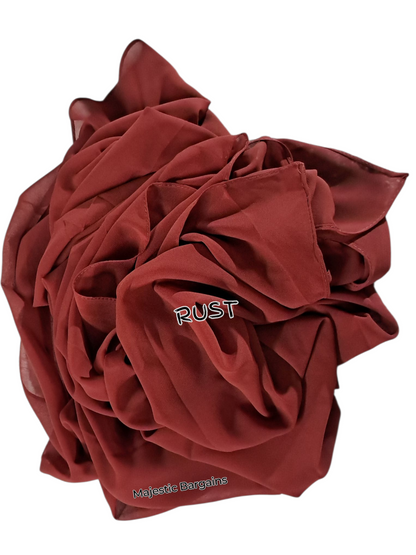 PLAIN CHIFFON SCARF