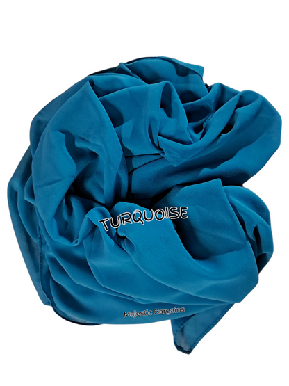 PLAIN CHIFFON SCARF