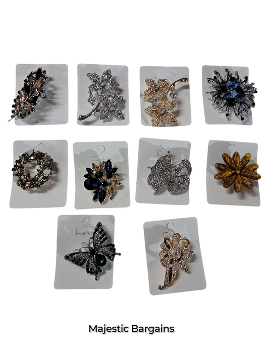 ELEGANT BROACH PINS