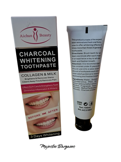 Charcoal Whitening Toothpaste 100ml