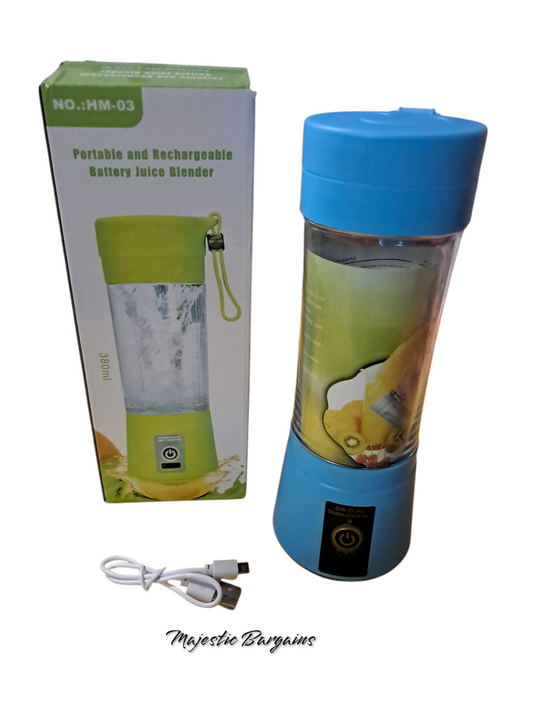RECHARGEABLE PORTABLE JUICE BLENDER 380ml