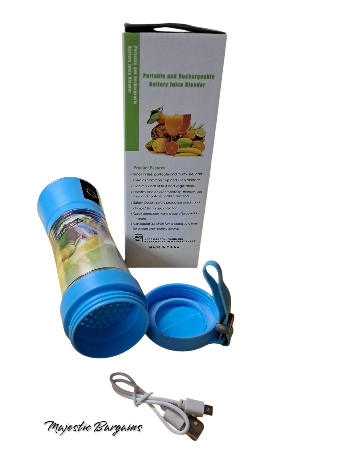 RECHARGEABLE PORTABLE JUICE BLENDER 380ml