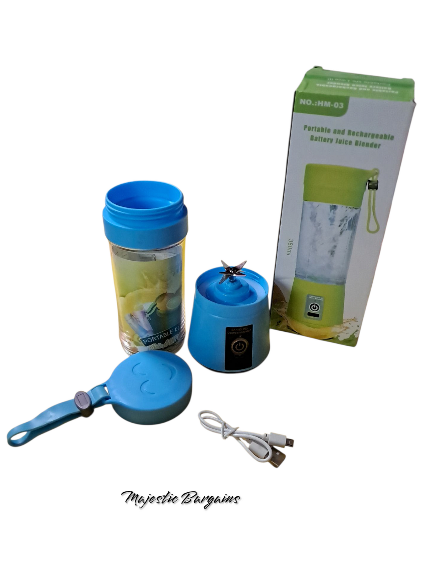 RECHARGEABLE PORTABLE JUICE BLENDER 380ml
