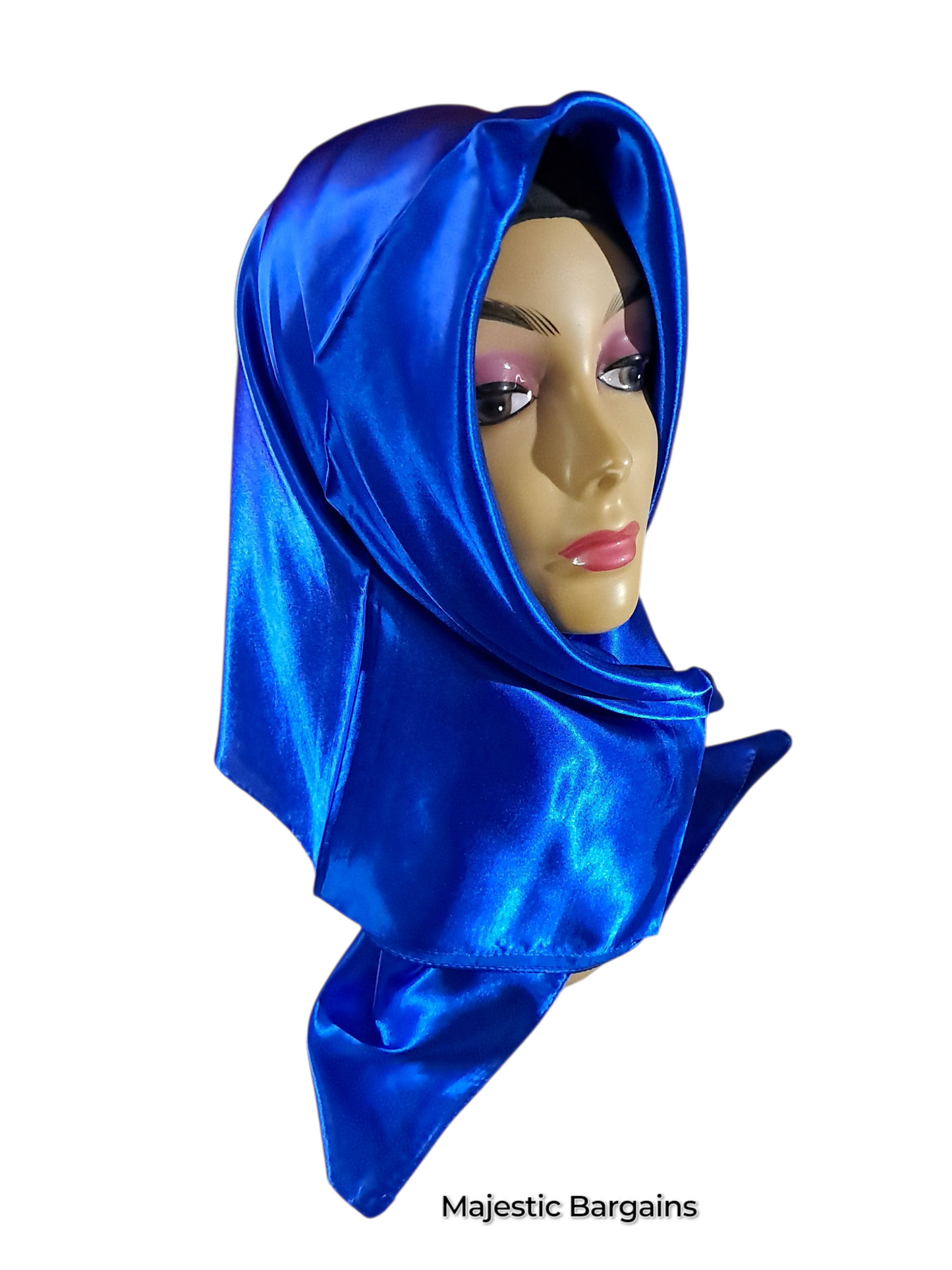 PLAIN SILK SQUARE SCARF 90X90cm