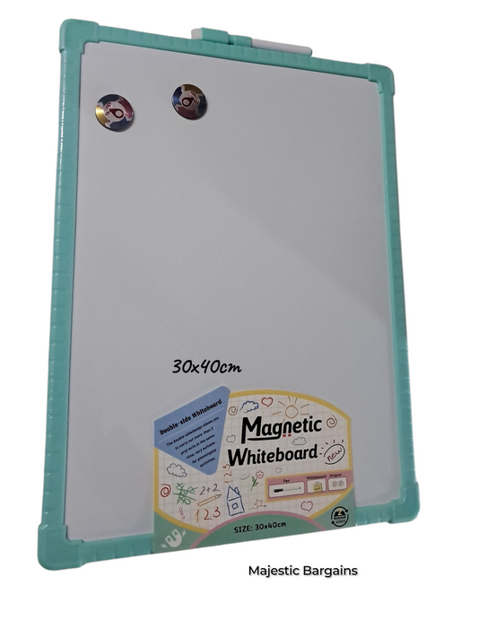 MAGNETIC WHITEBOARD +MARKER (30x40cm)