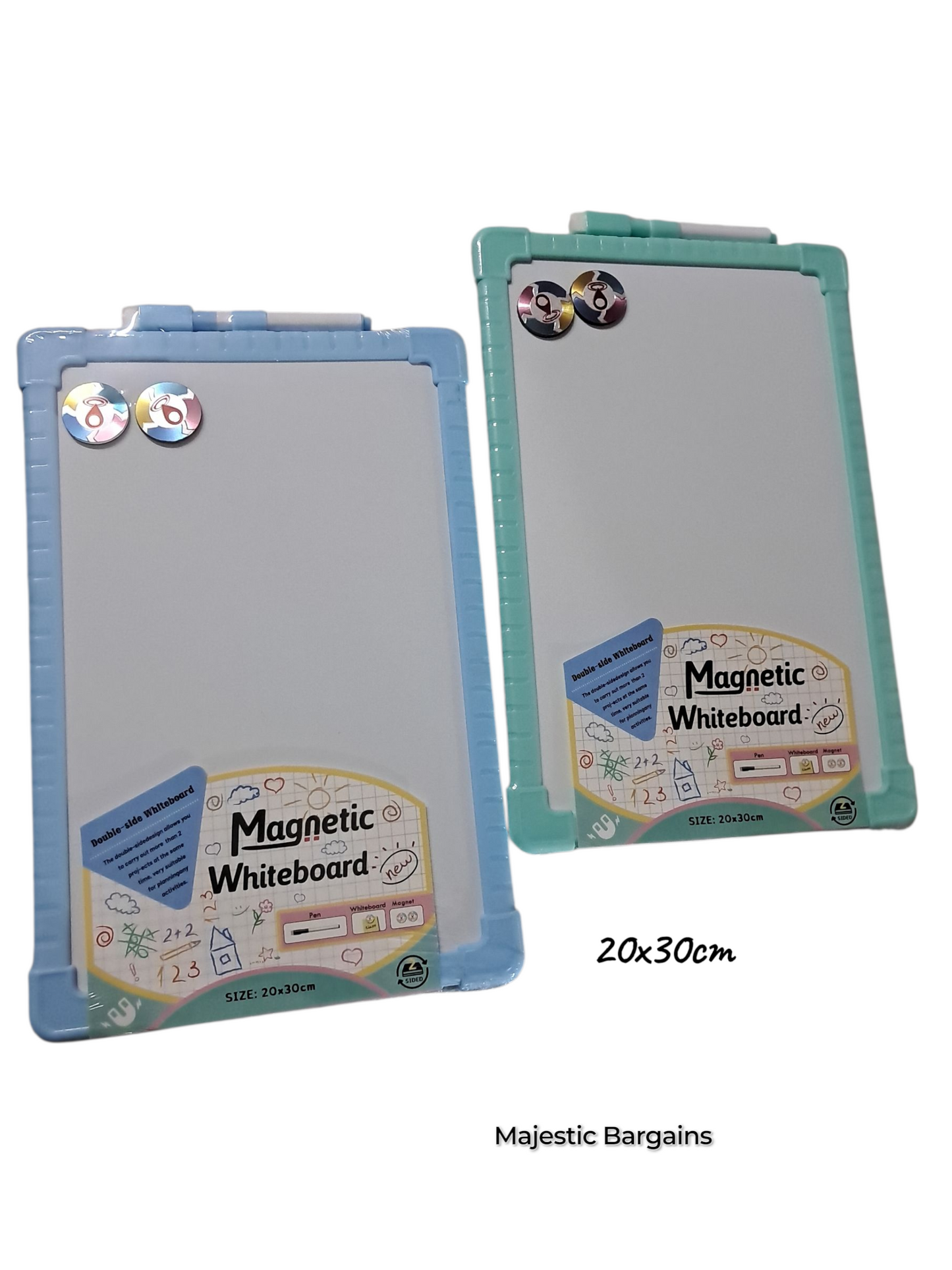 MAGNETIC WHITEBOARD +MARKER (23x30cm)