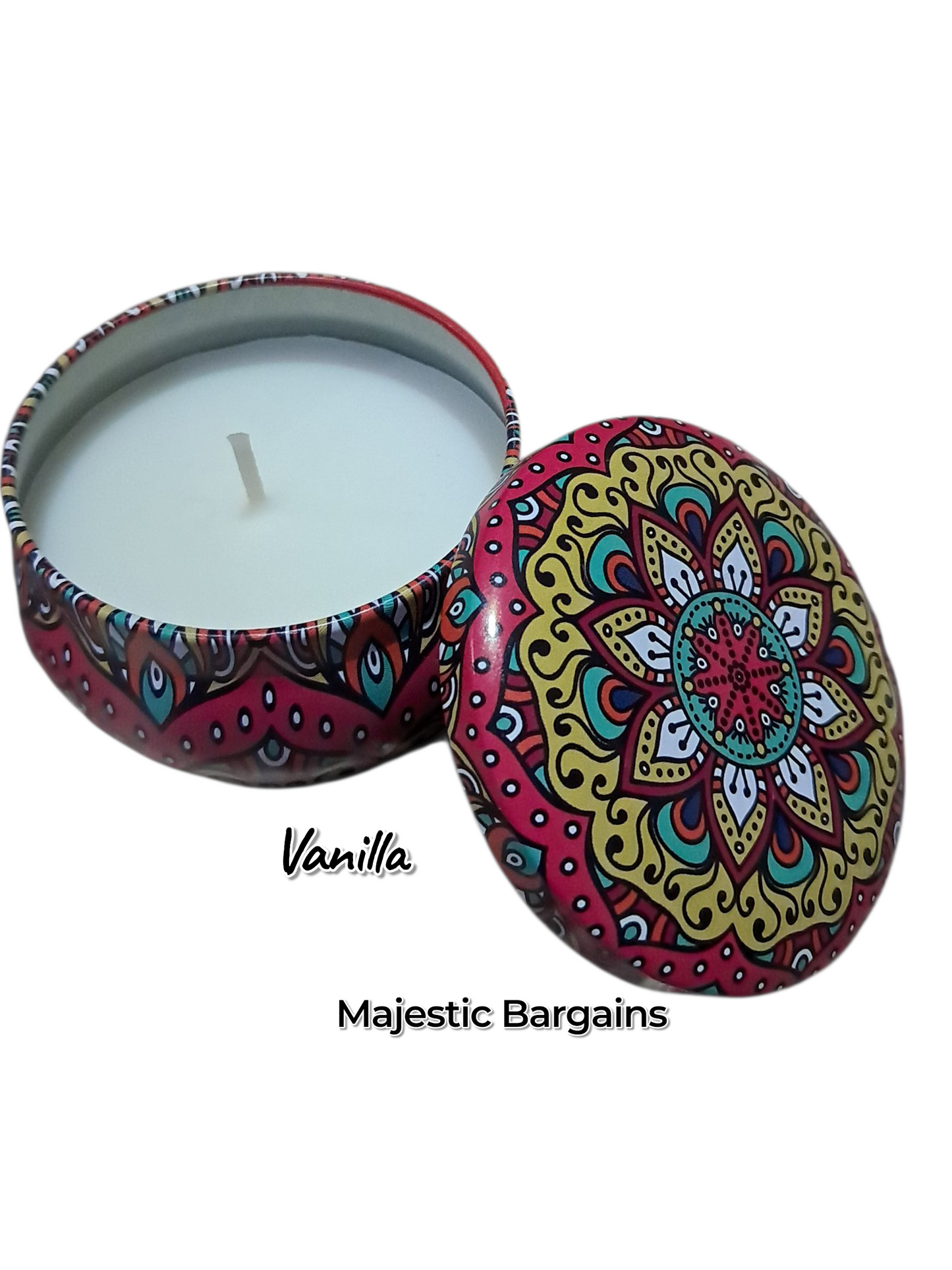SCENTED CANDLES IN TIN
