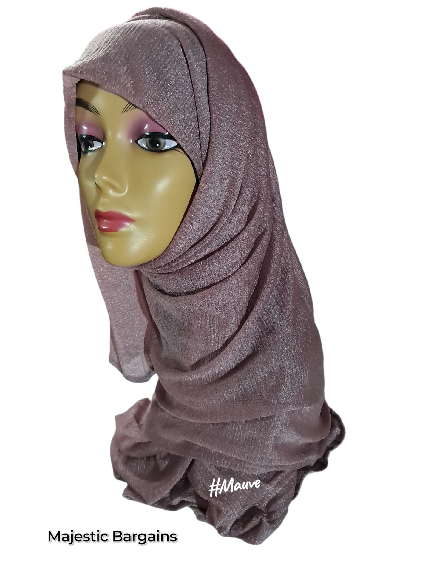 SHIMMER POLYESTER SCARF