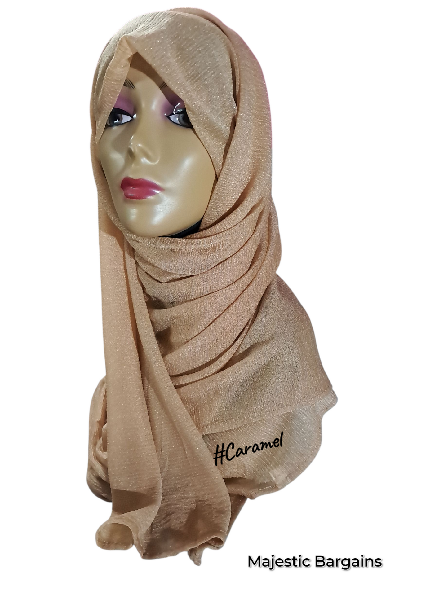 SHIMMER POLYESTER SCARF