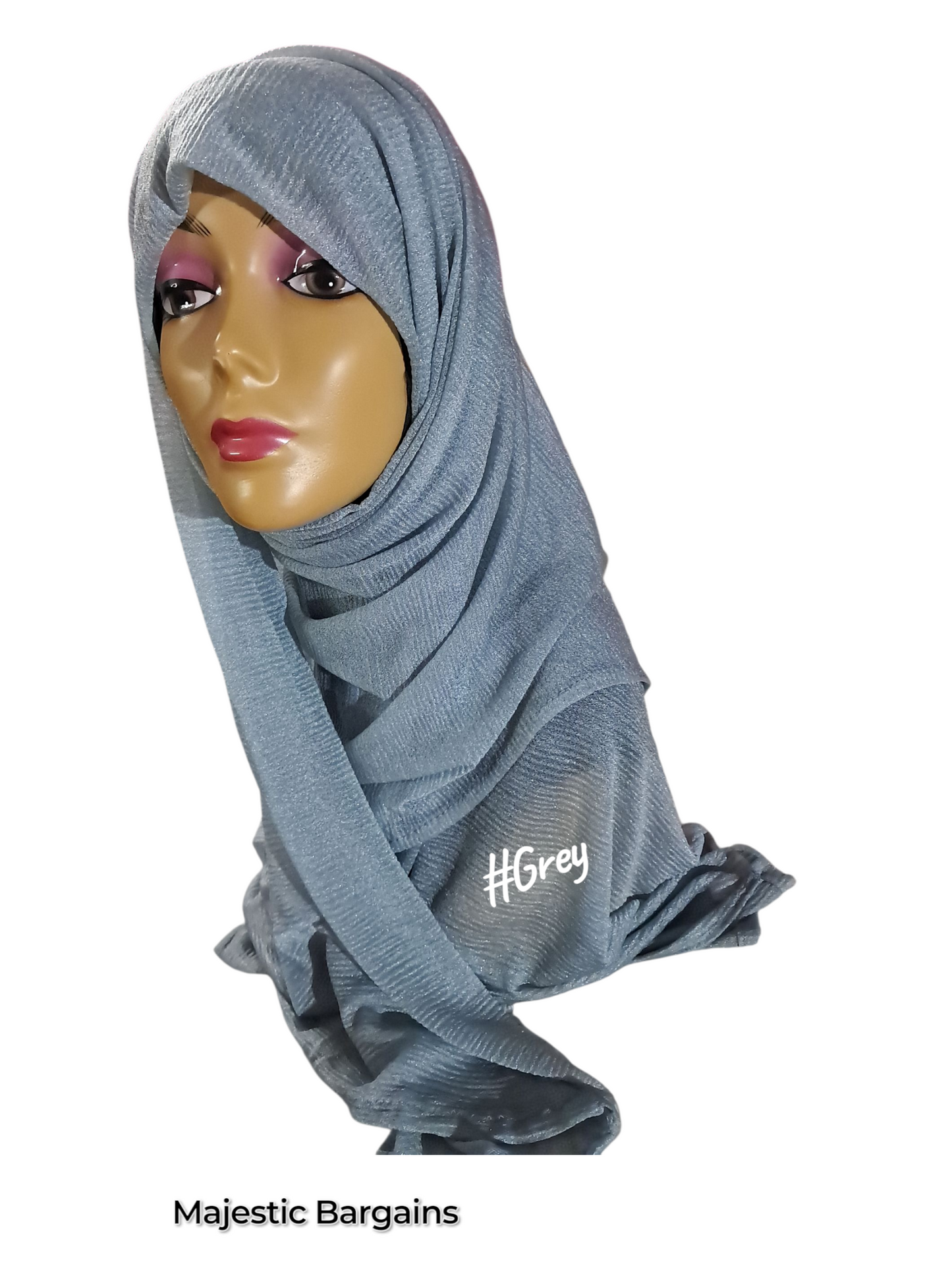 SHIMMER POLYESTER SCARF