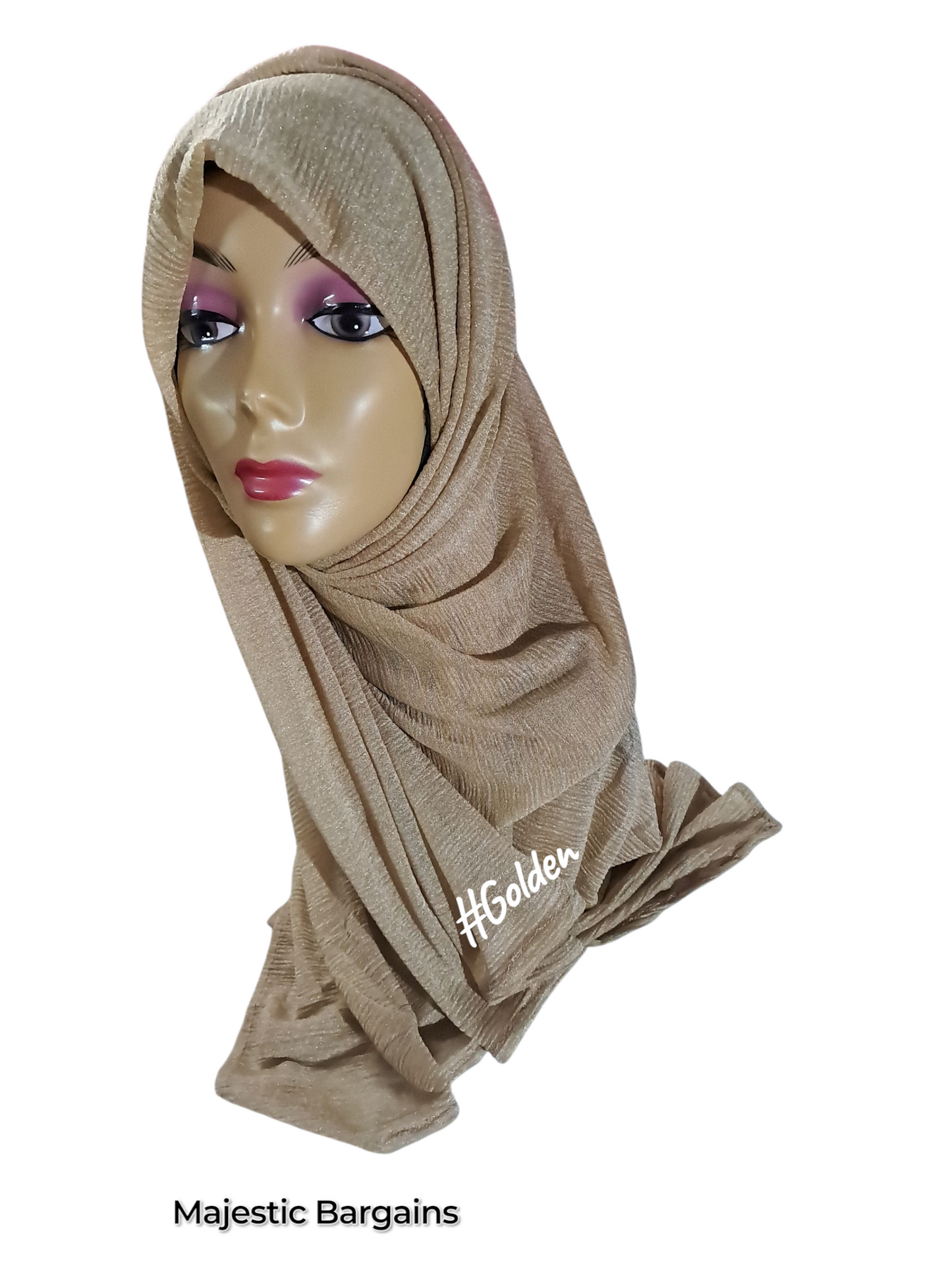 SHIMMER POLYESTER SCARF